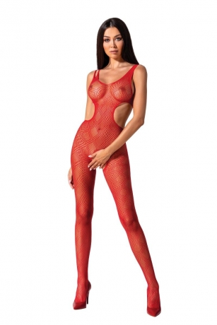 Roter ouvert Bodystocking von Passion