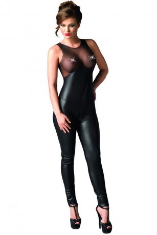 schlichter Wetlookcatsuit