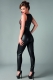 schlichter Wetlookcatsuit