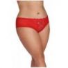 Roter Knickers mit Spitze von Anais Apparel Plus Size
