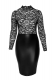 Midi Kleid mit weicher Spitze von Noir Handmade Curve Collection