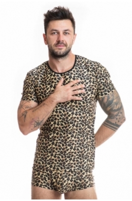 Herren T-Shirt leopard von Anais for Men