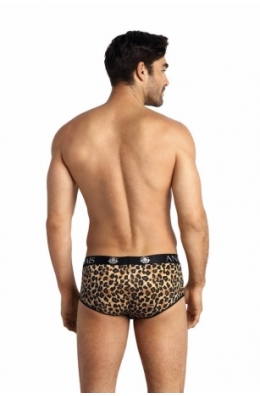 Herren Brief Shorts Leopard - Anais for Men