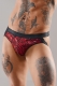 Jock Strap-Slip schwarz/rot - RFP Razors Edge Kollektion