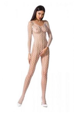 Weißer ouvert Bodystocking 