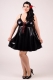 Schwarzes Babydoll im Wetlook