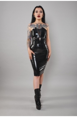Schwarzer Damen-Rock TDFinija001 von Demoniq Total Domination Collection