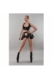 Schwarzer Damen-Rock von Demoniq Total Domination Collection