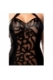 Schwarzes Wetlook Minikleid von Saresia