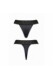 Schwarzer String-Tanga von Demoniq Cash Baby Collection