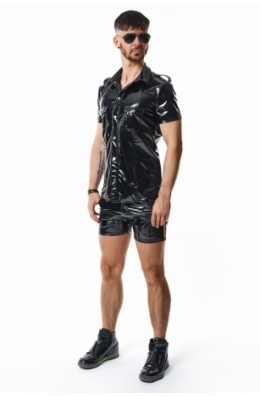 PVC Herren T-Shirt schwarz von Pride Festih Line