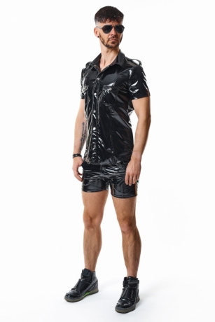 PVC Herren T-Shirt schwarz von Pride Festih Line