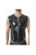 PVC Herren Weste schwarz - RMOtelloPVC - von nextGEN Collection
