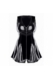 Schwarzes PVC Miniklied von Demoniq Total Domination Collection