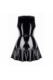 Schwarzes PVC Miniklied von Demoniq Total Domination Collection