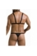 Schwarzes Harness Set von Passion