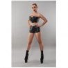 Schwarzes Damen-Top von Demoniq Total Domination Collection