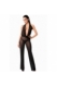 Bodystocking mit Wasserfallausschnitt von Noir Handmade