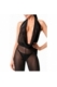 Bodystocking mit Wasserfallausschnitt von Noir Handmade