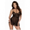 Negligee aus Netz und Spitze von Kissable
