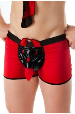 Rot/schwarzer Boxershorts aus der Andalea Sexy Work Kollektion