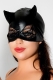 Schwarze Katzenmaske (Catwoman)