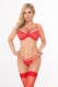 Rotes Set ouvert von Softline Erotic Collection
