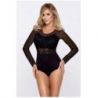 Schwarzer Body Dantelle