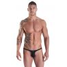 Schwarzer Männer Mini-String von Look Me