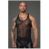 Tanktop aus Netzmaterial mit Powerwetlook-Einsätzen