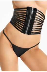 Schwarzes Taillenmieder von 7-Heaven