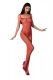 Roter ouvert Catsuit