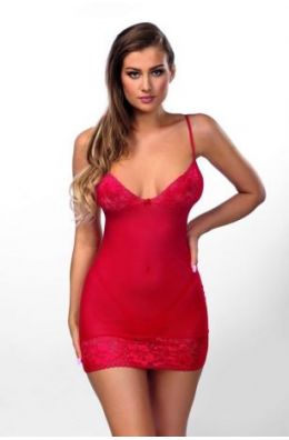 Rotes Chemise AA052292