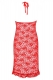 Rotes langes Kleid von Anais Apparel Plus Size
